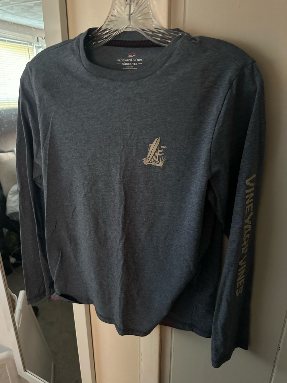Vineyard Vines Kid’s Long-Sleeve Tee in Slate Blue